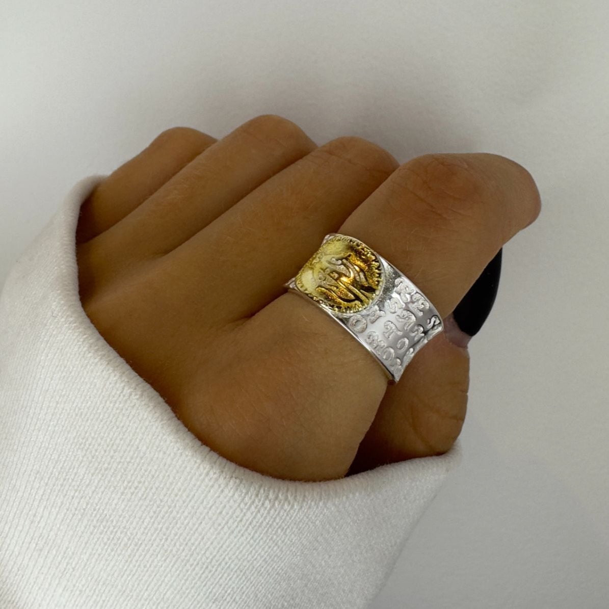 Ancient Gods Gold Ring