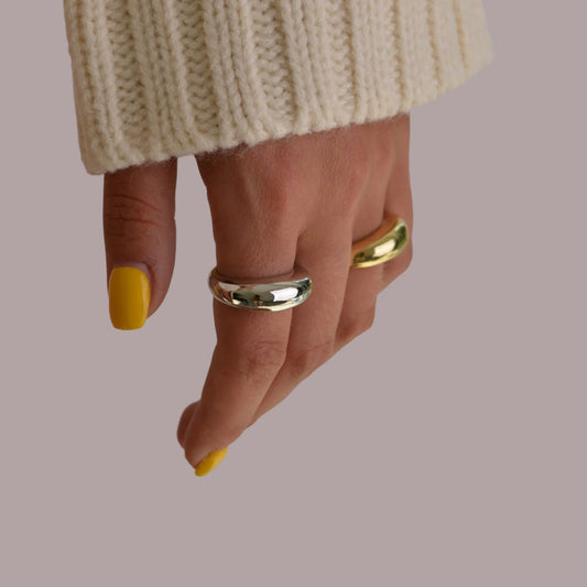 Bold Chunky Dome Rings