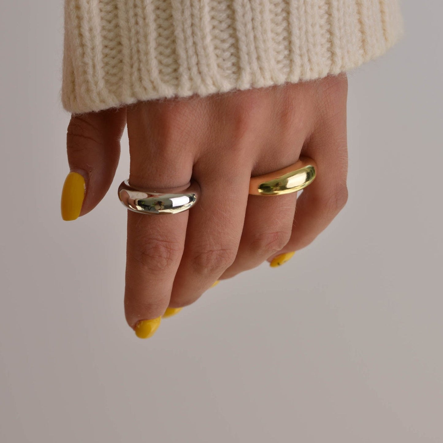Bold Chunky Dome Rings