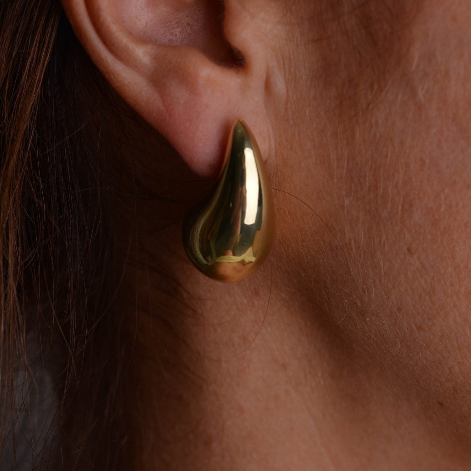 Bold Jess Chunky Gold Earrings
