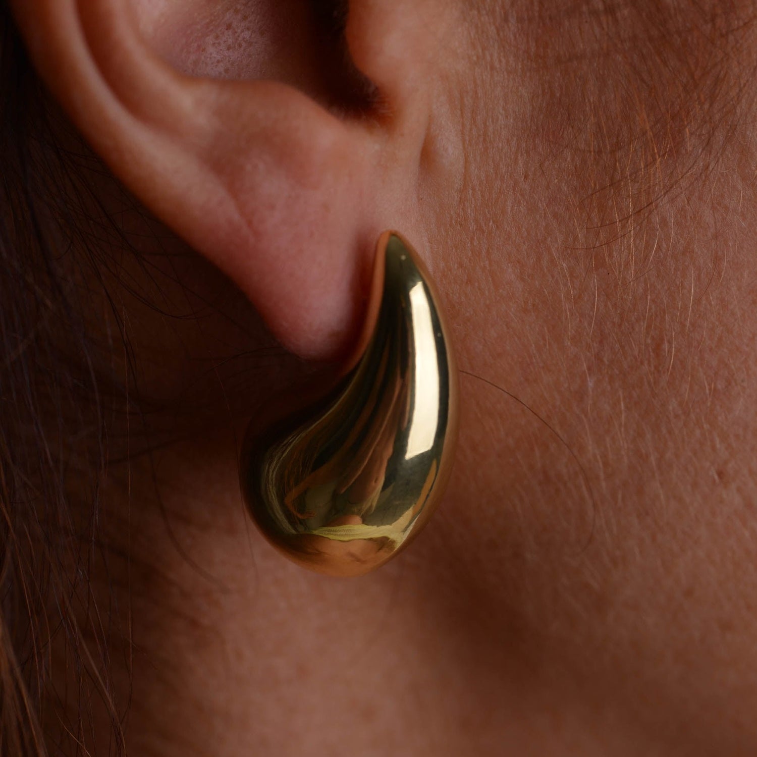 Bold Jess Gold Earrings