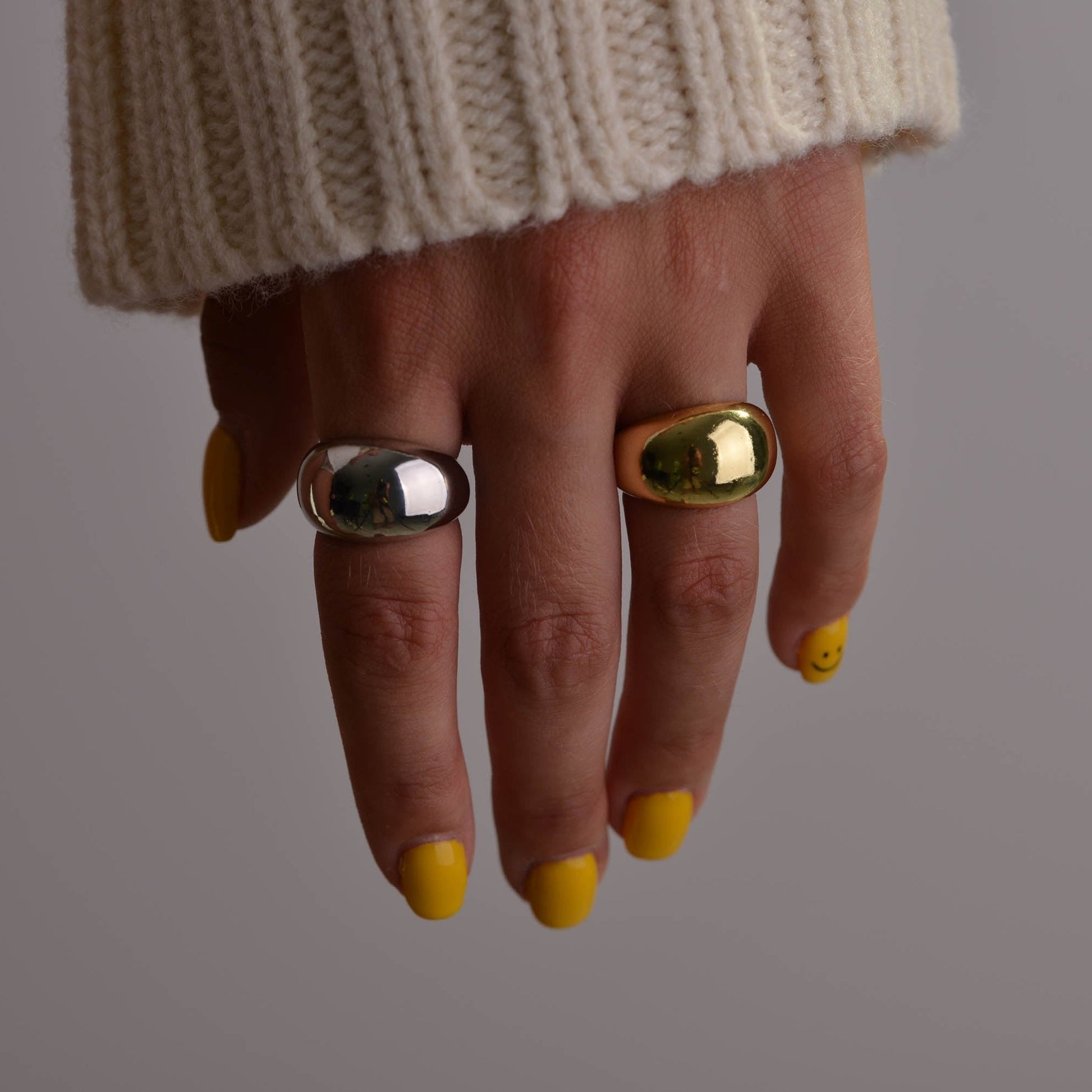 Chunky Bold Signet Rings