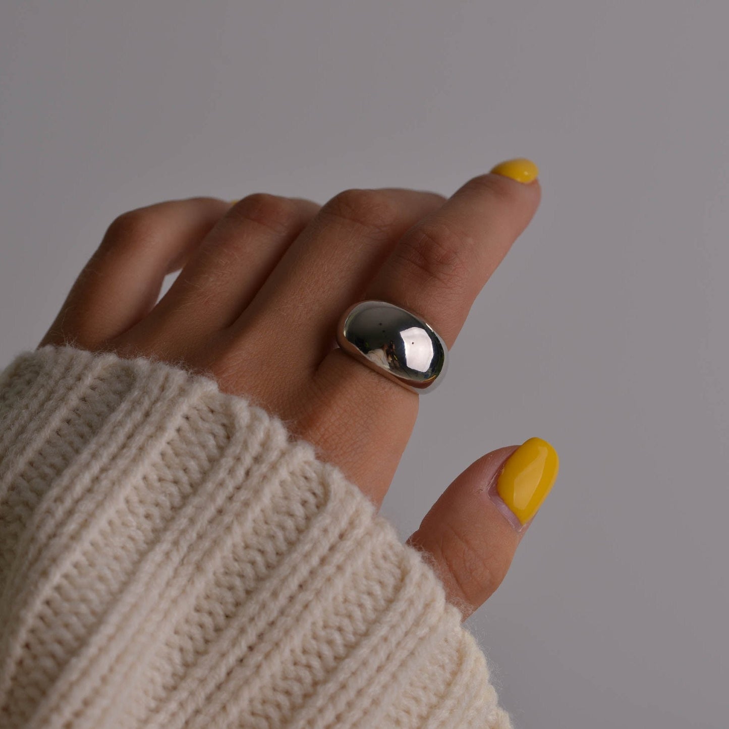 Chunky Bold Signet Rings