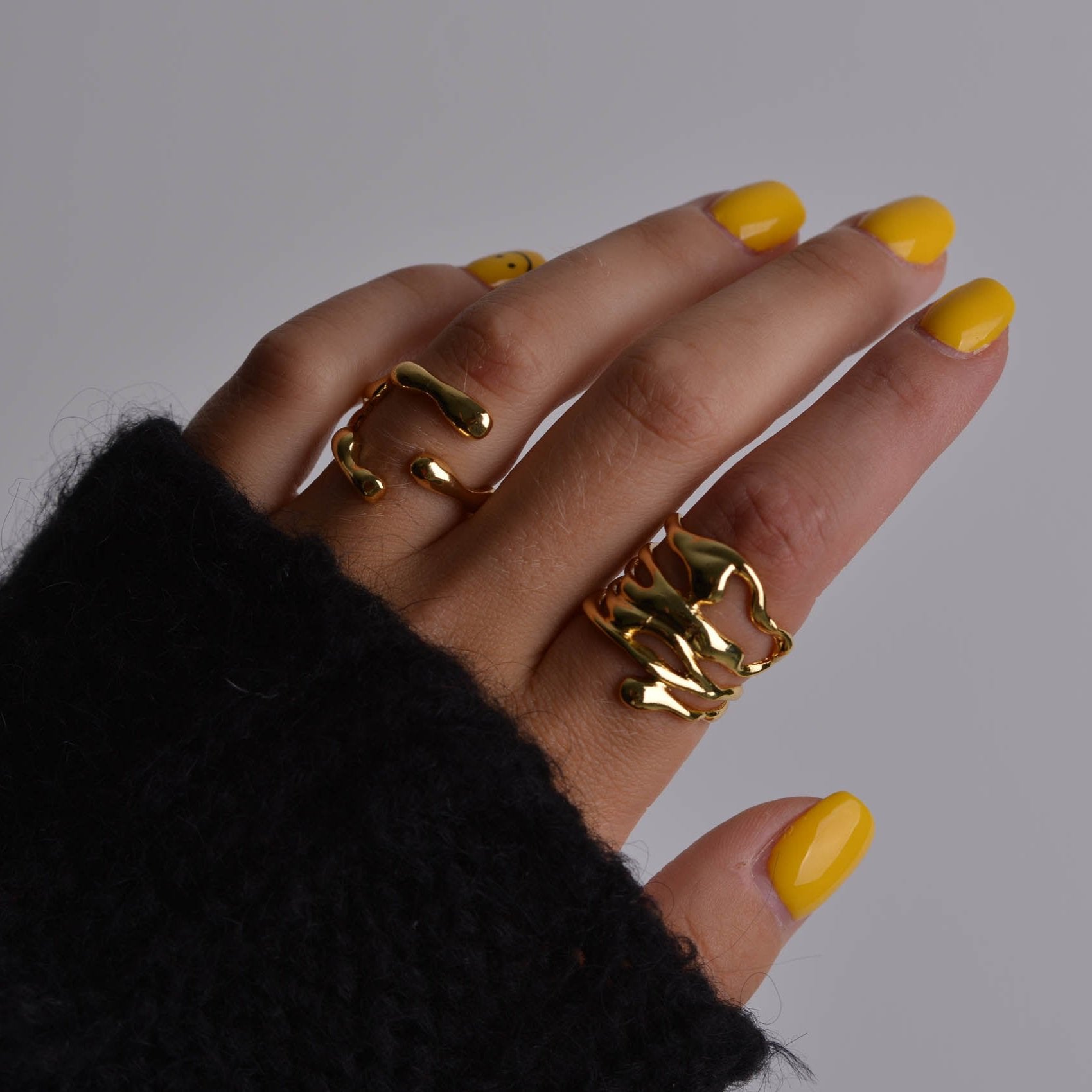 Chunky Liquid Gold Ring