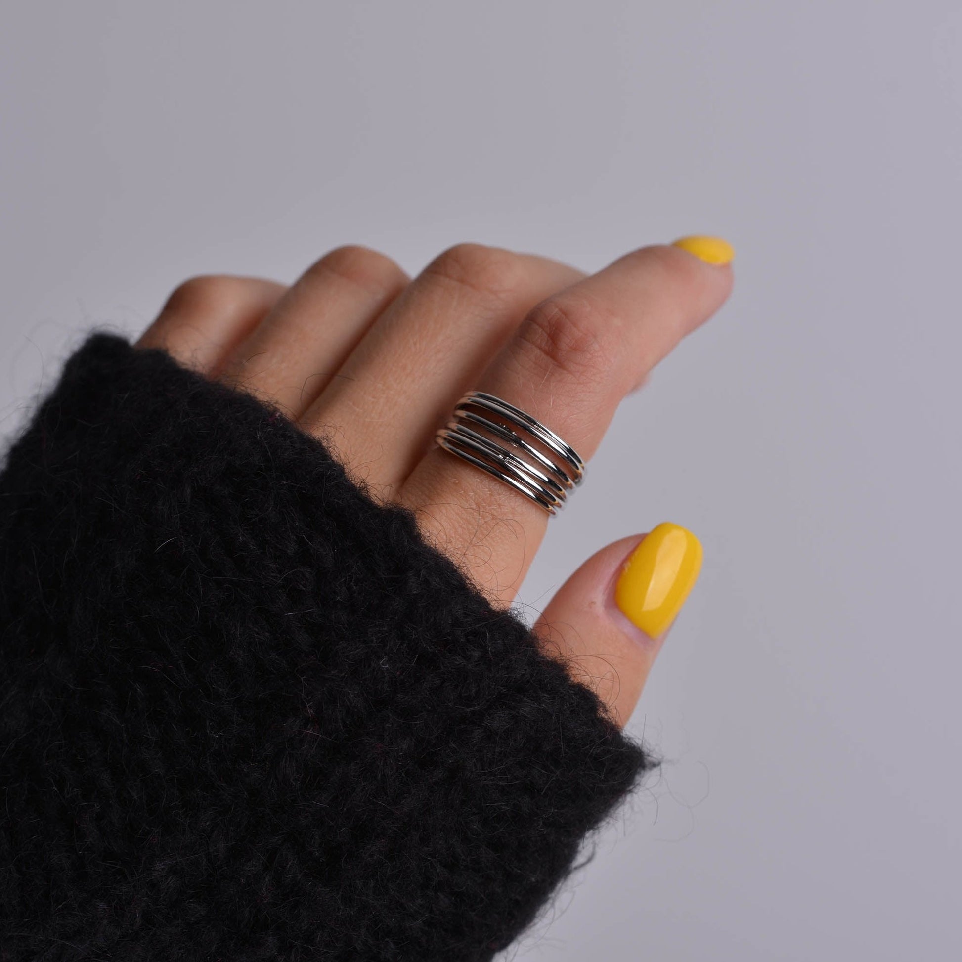 Chunky Ring Silver 3