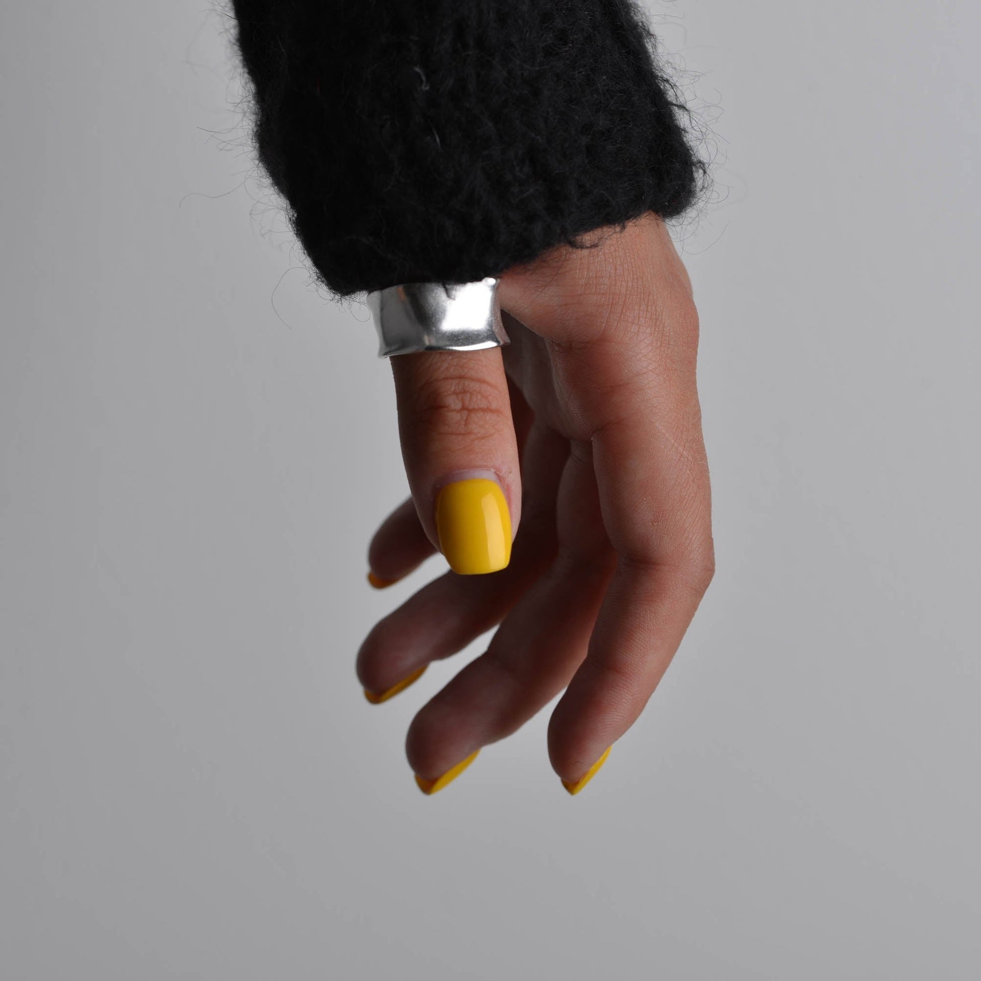 Dainty Signet Chunky Rings