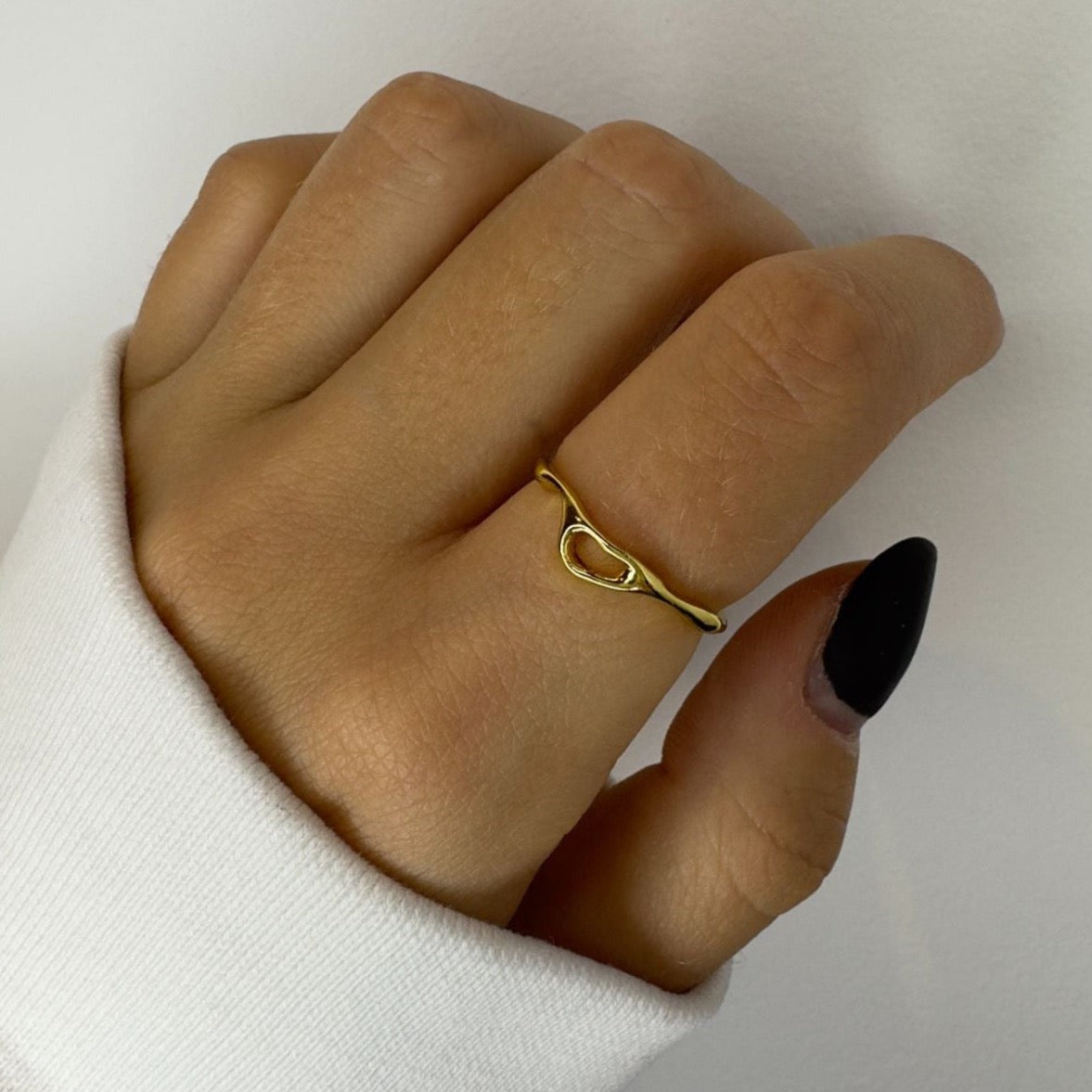 Elegant Stackable Gold Ring