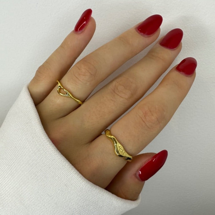 Elegant Stackable Gold Ring
