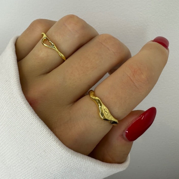 Elegant Stackable Gold Ring