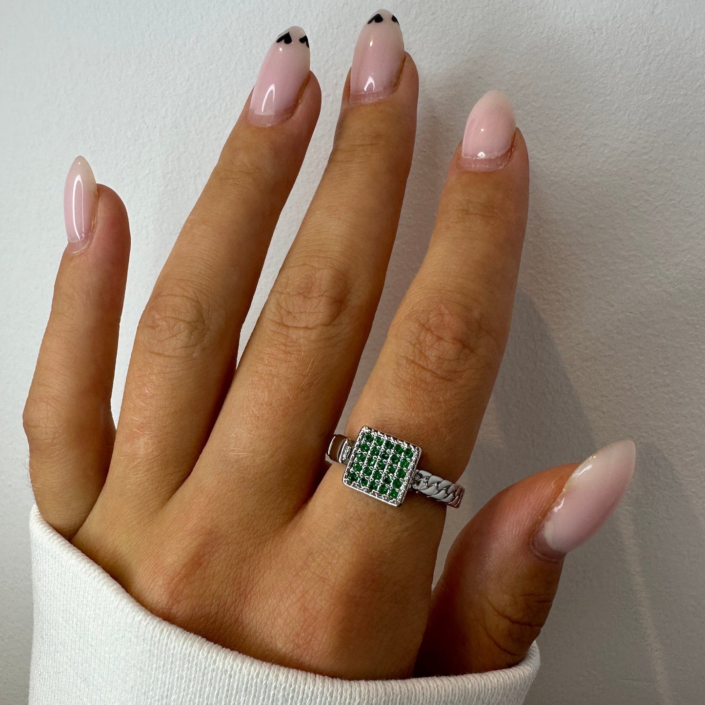 Emerald Ring Blossom Set