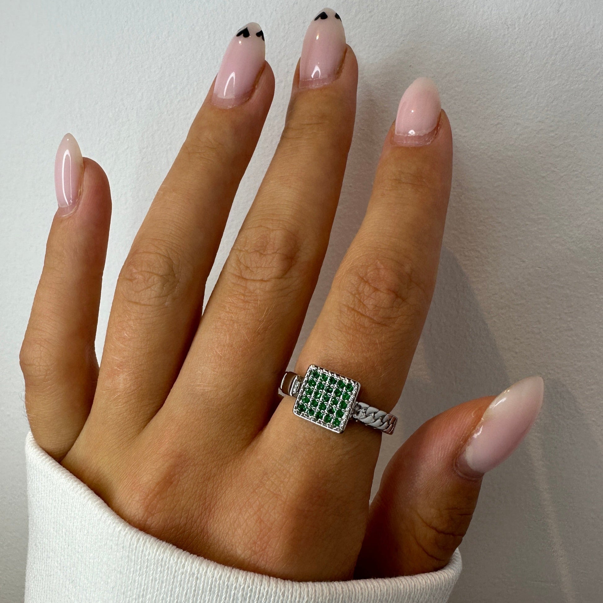 Emerald Ring Blossom Set