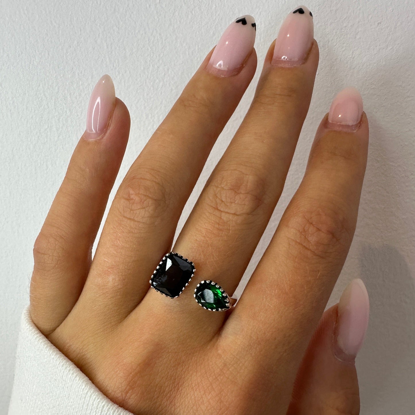 Emerald Ring Blossom Set