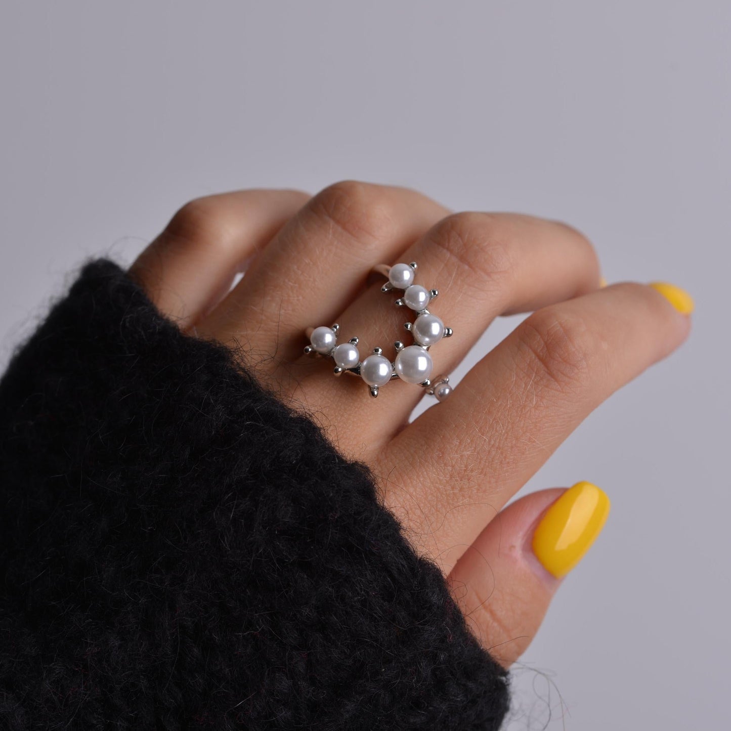 Handcrafted Pearl Ring