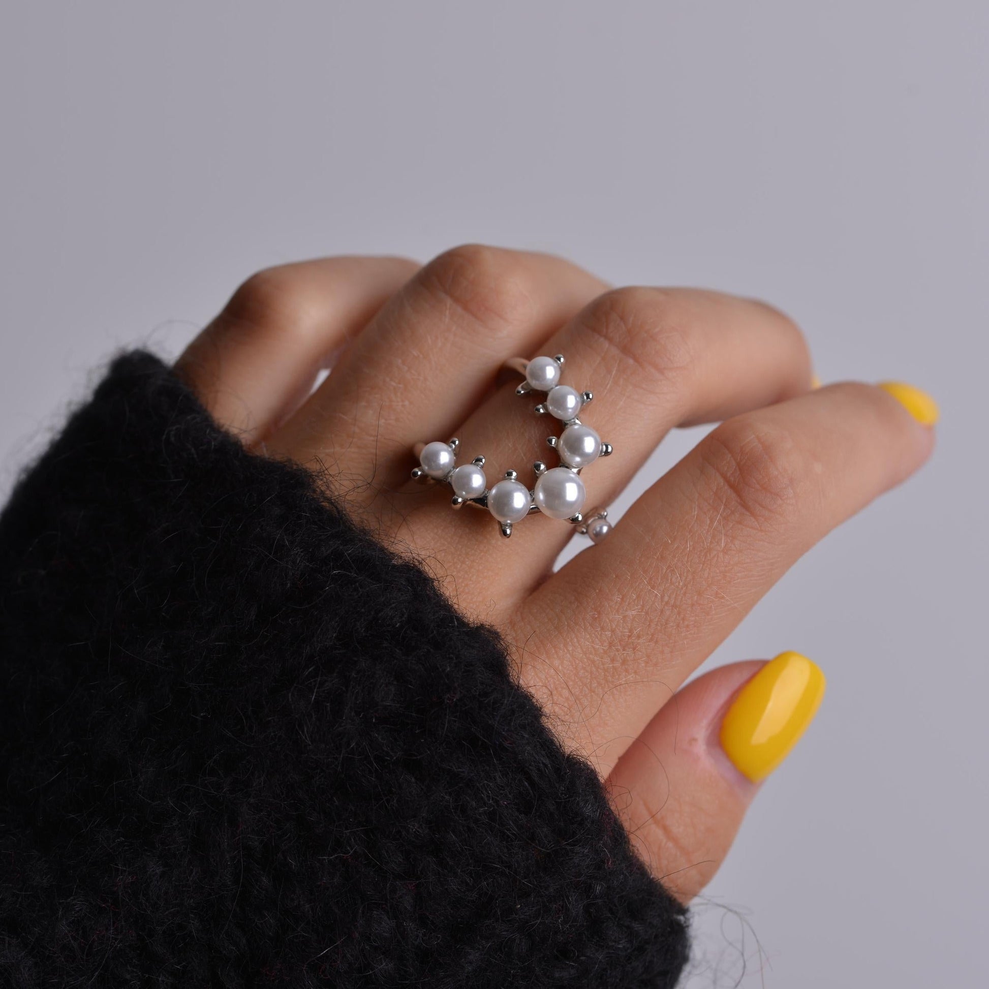 Handcrafted Pearl Ring