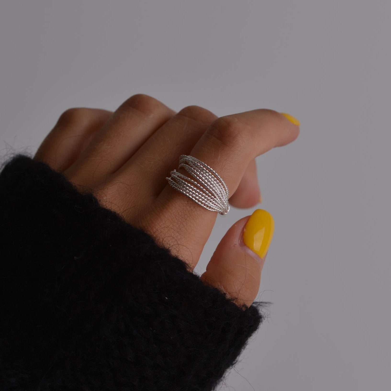 Irregular Pearl Chunky Ring