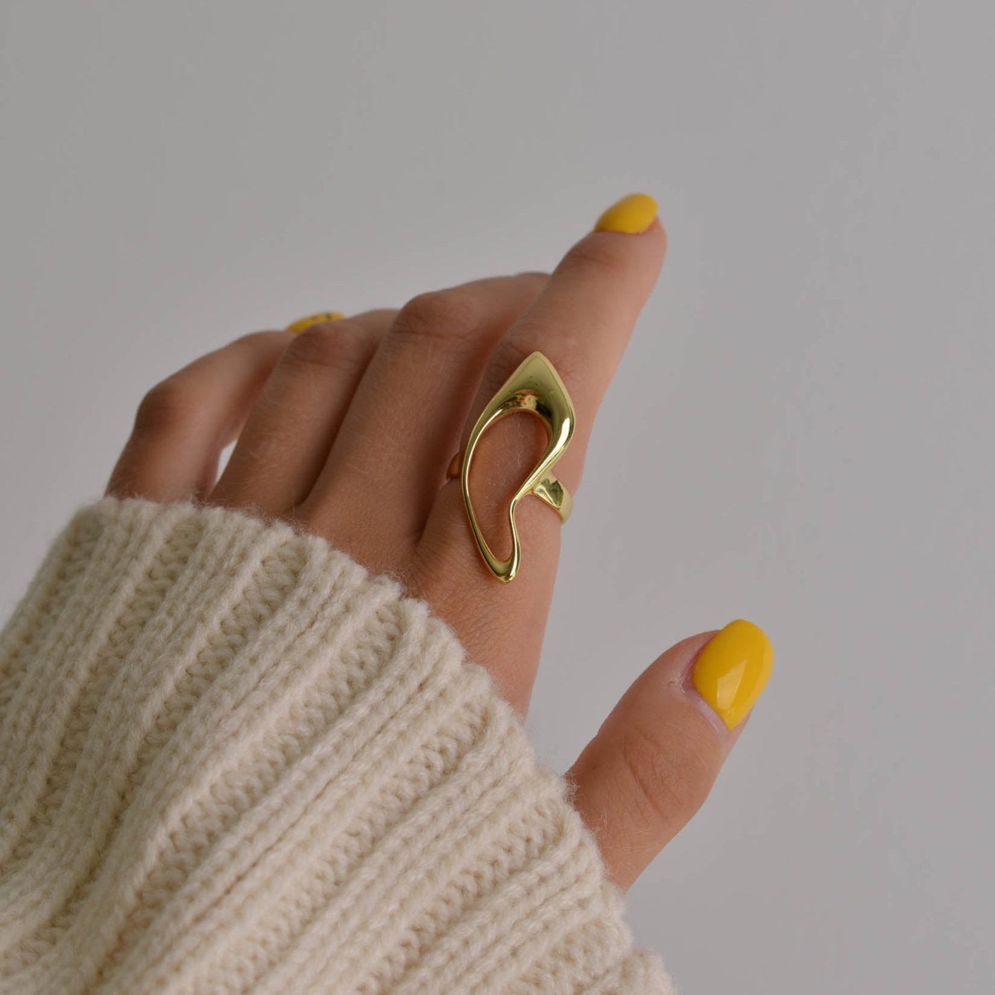Megan Silver and Gold Ring