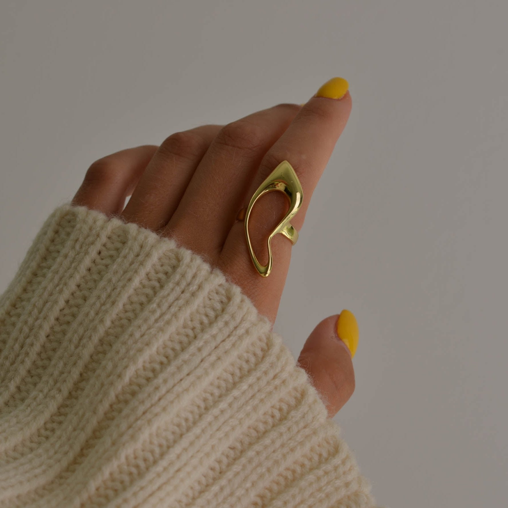 Megan Silver and Gold Ring