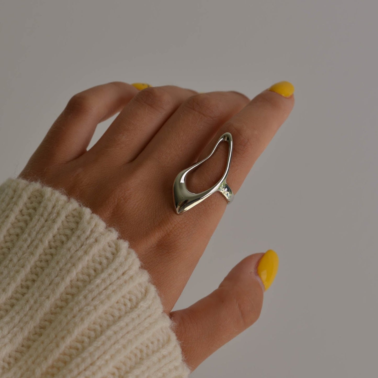 Megan Silver and Gold Ring