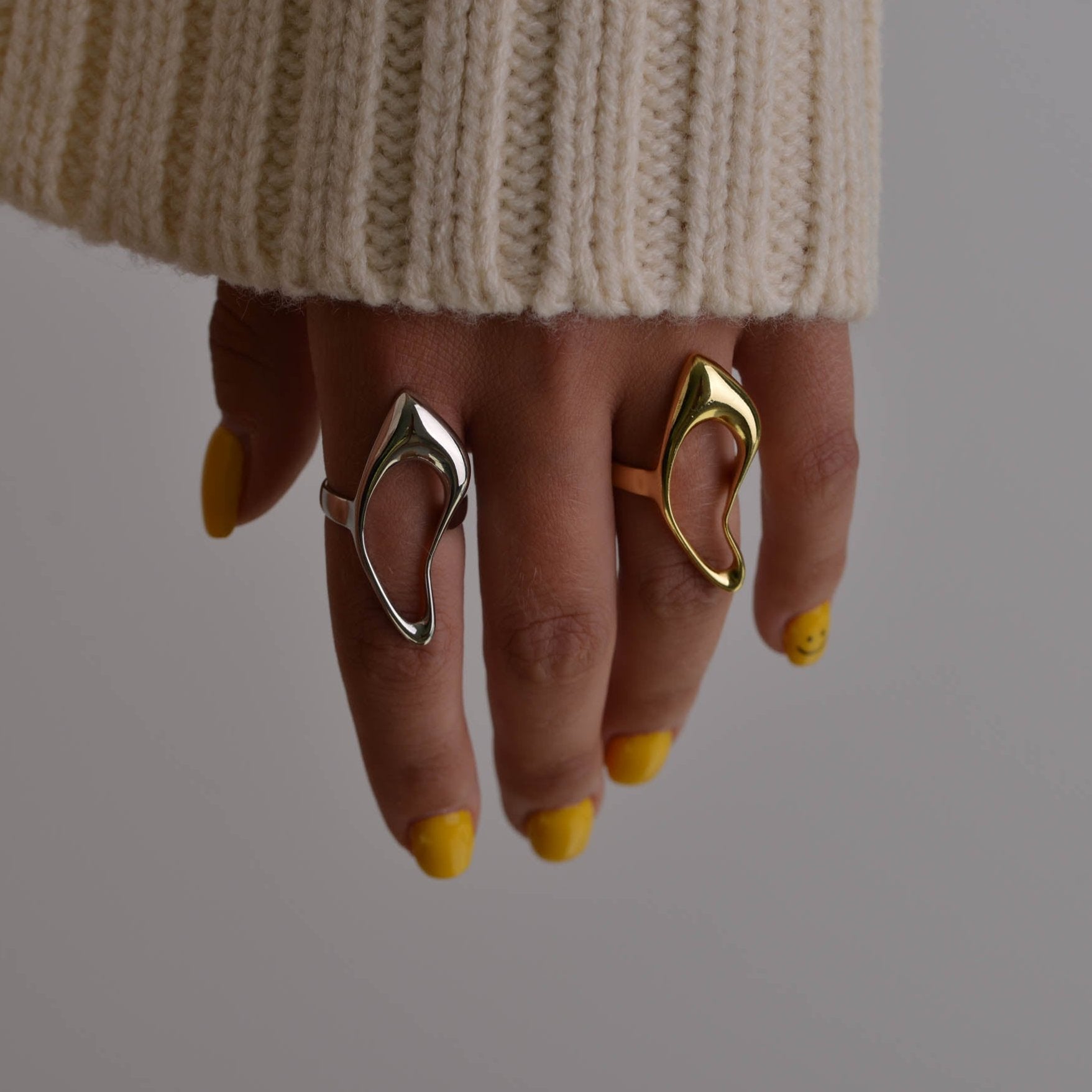Megan Silver and Gold Ring