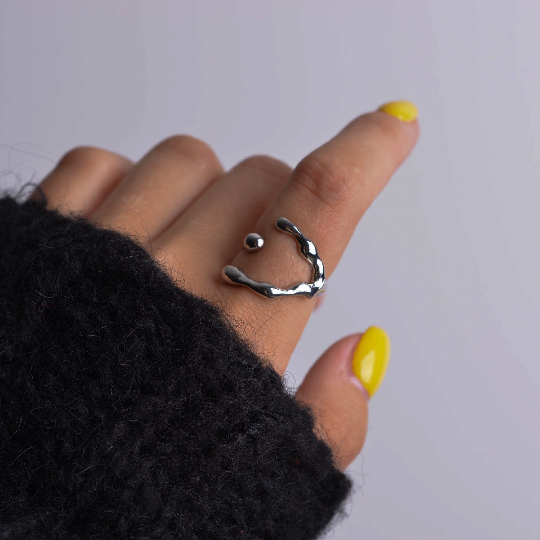 Modern Open Style Ring