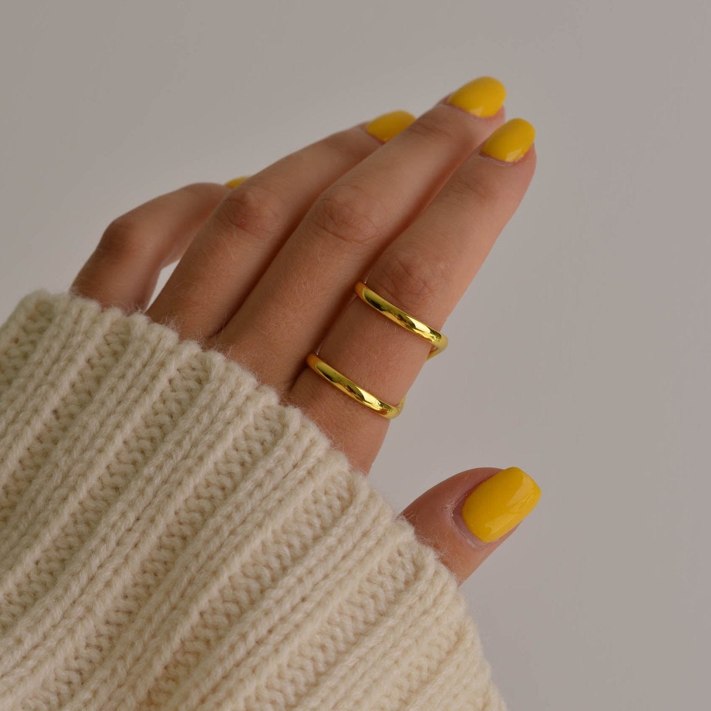 Nida Silver and Gold Ring