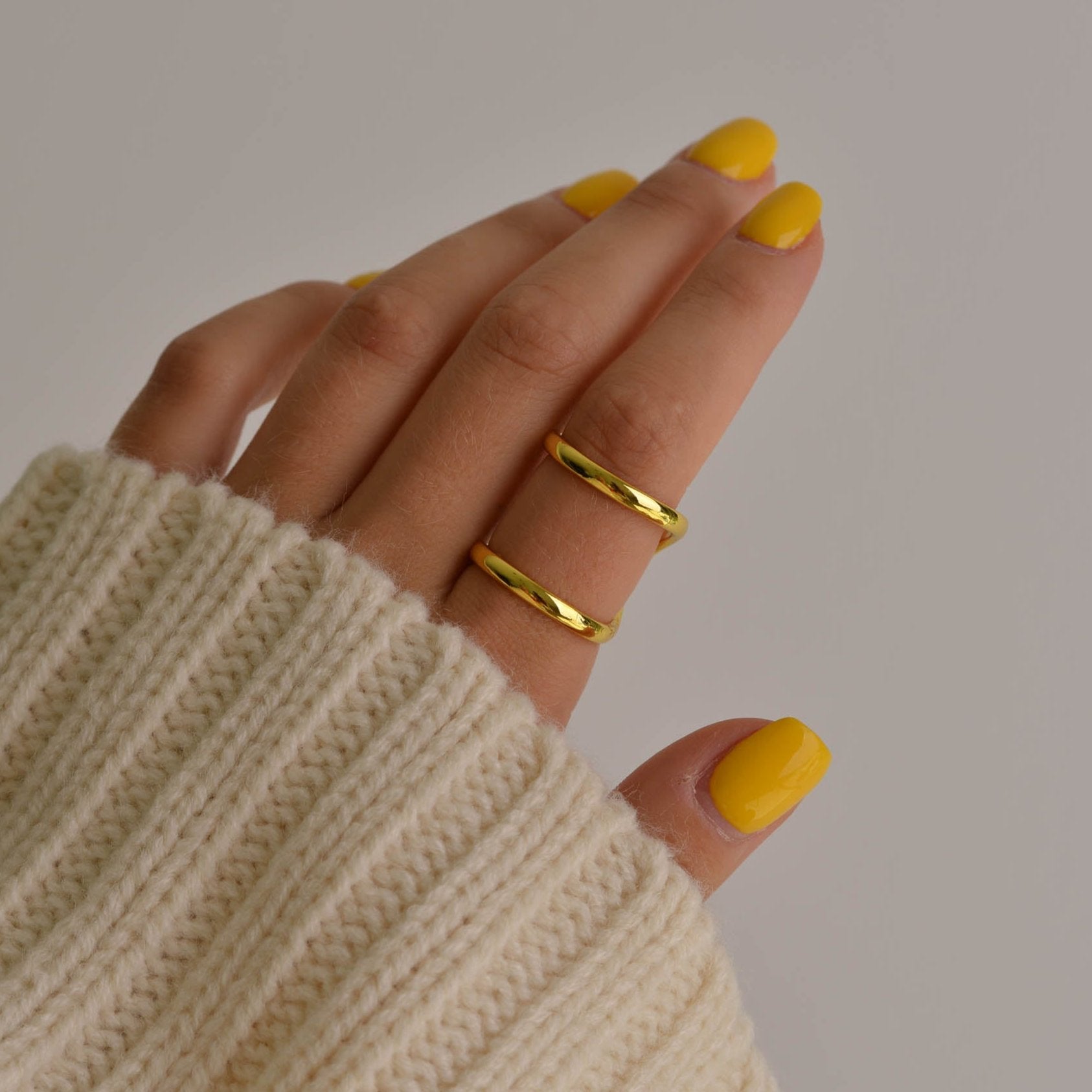 Nida Silver and Gold Ring