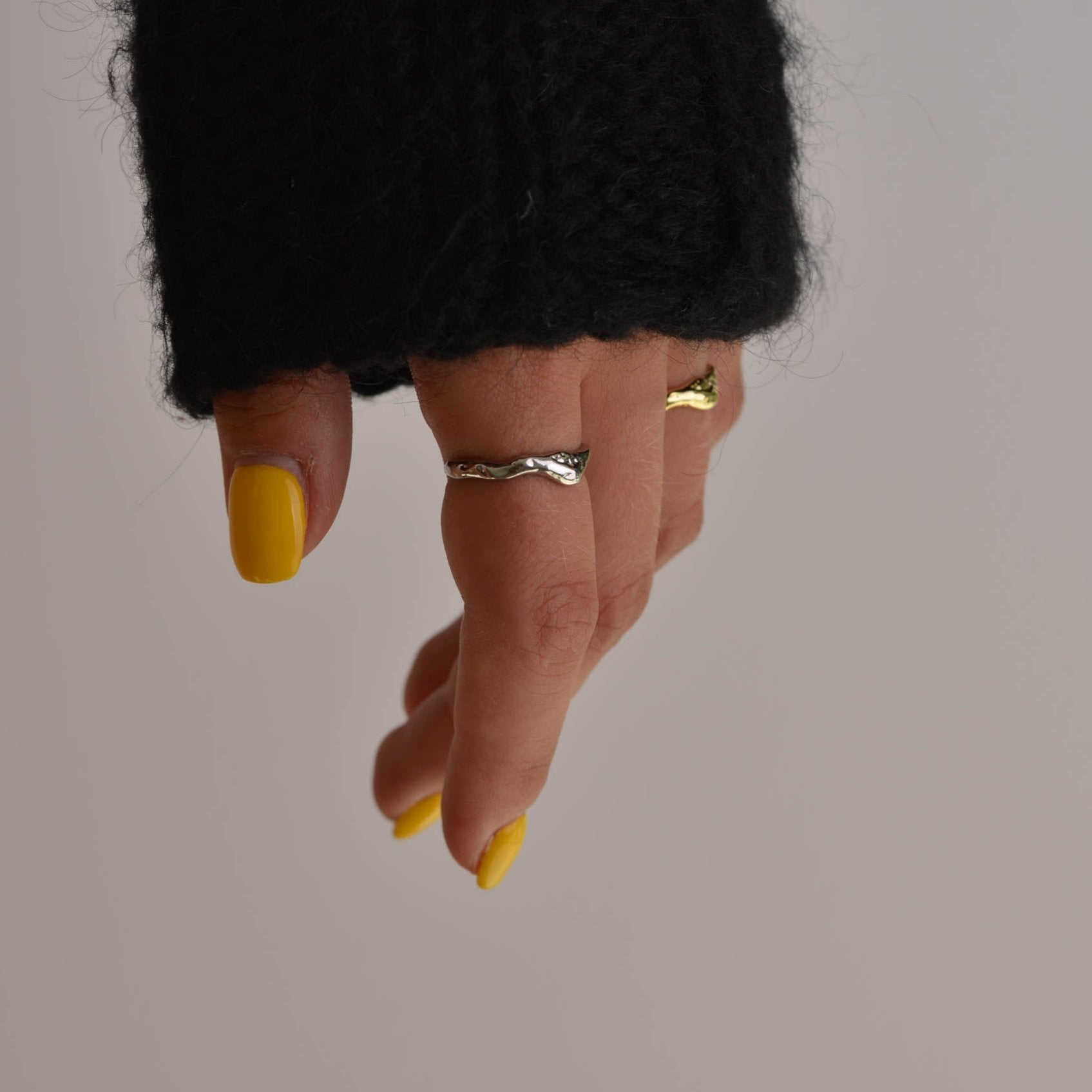 Signet Metal Gold Rings