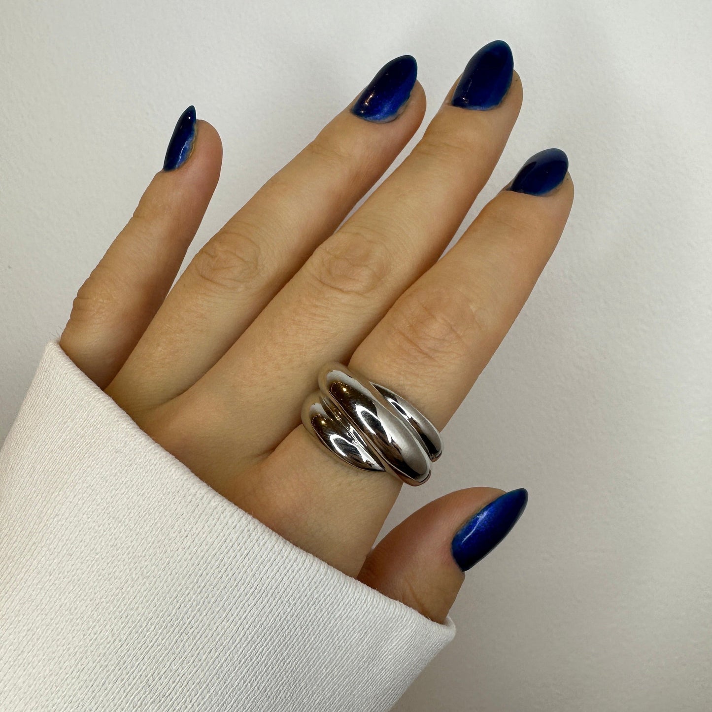 Silver Gaby Chunky Ring