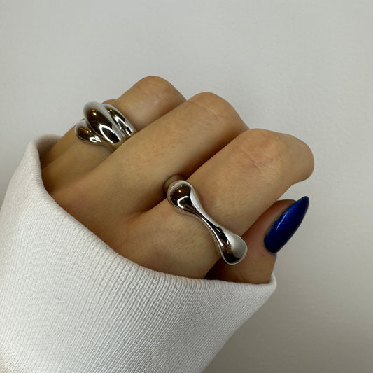 Silver Gaby Rings
