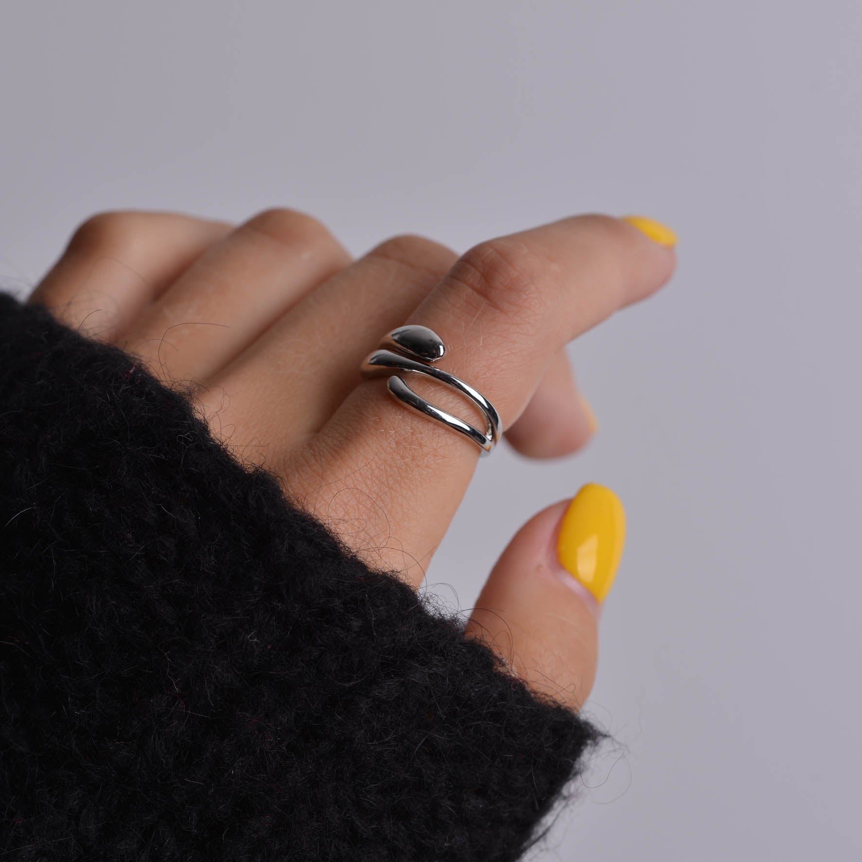 Stackable Silver Band Ring
