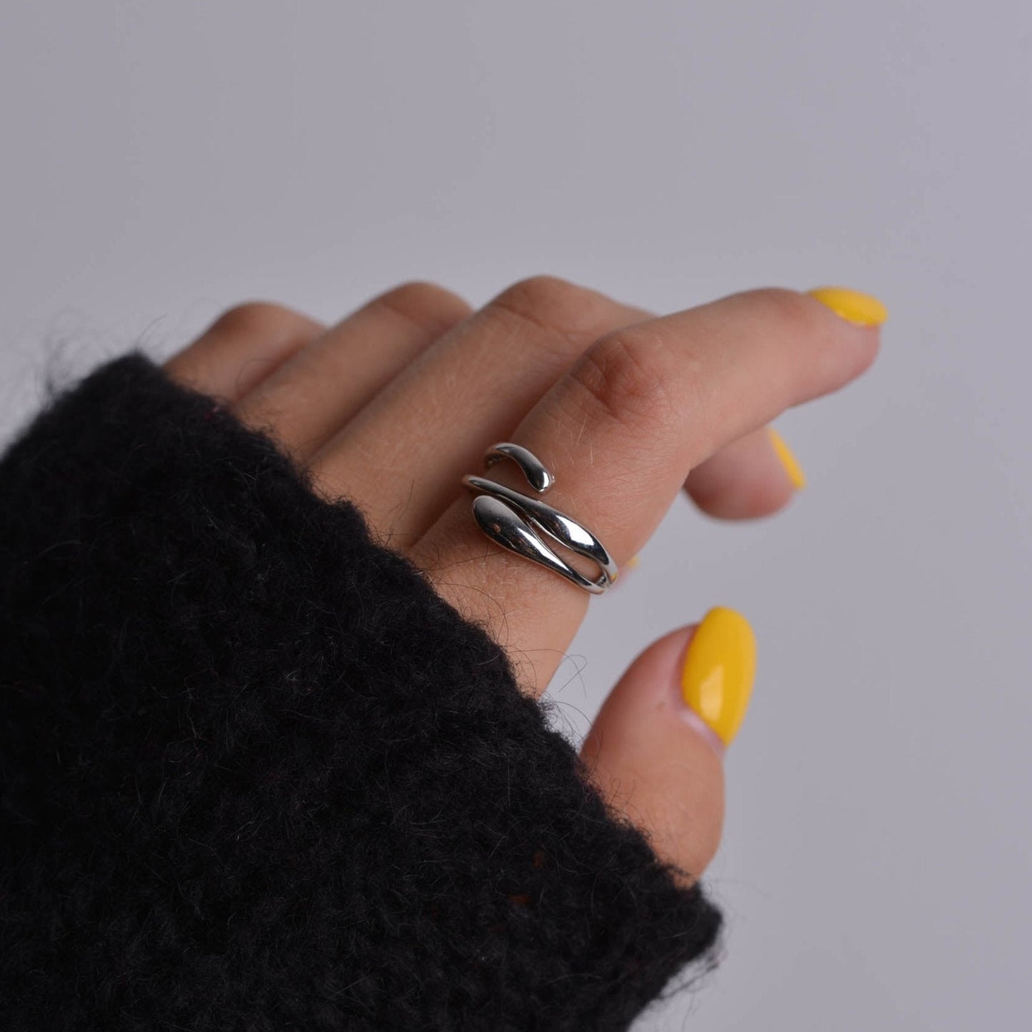 Stackable Silver Band Ring