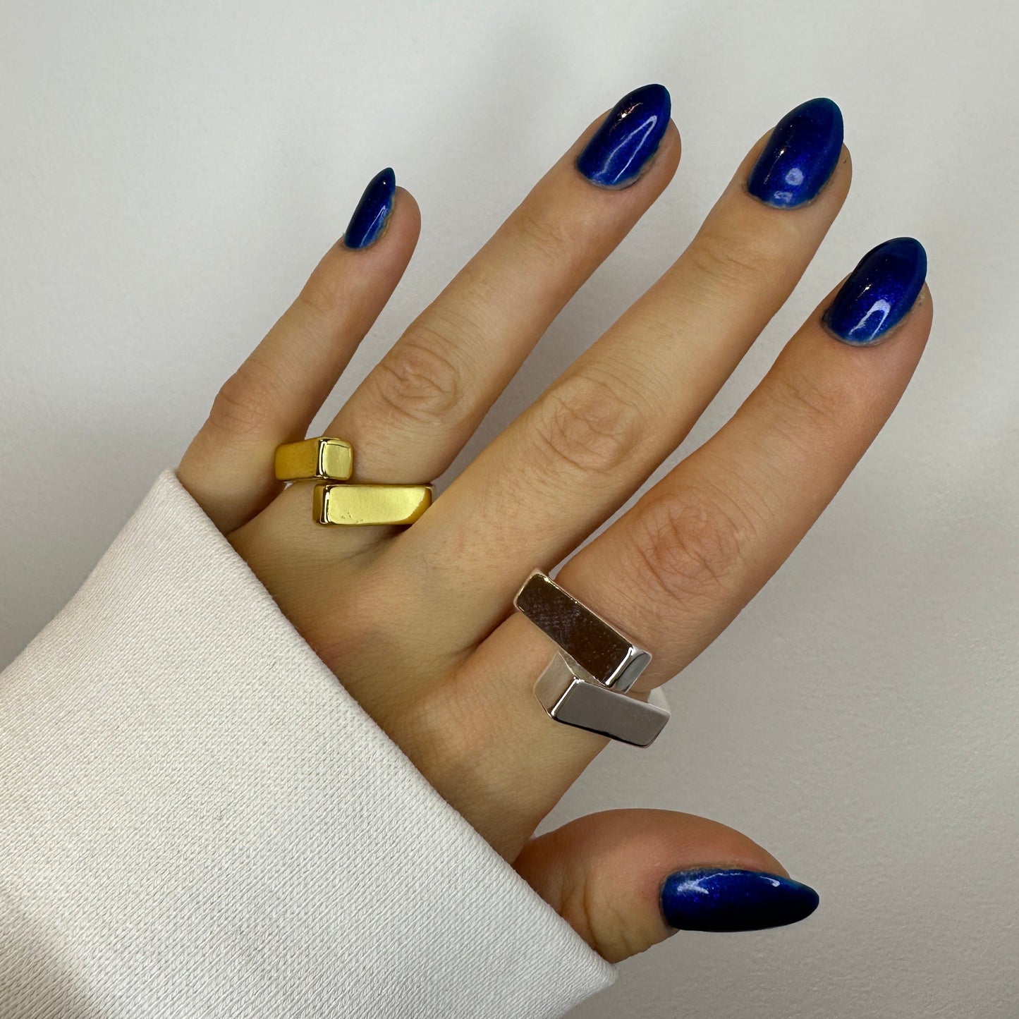 Statement Band Gold Rings
