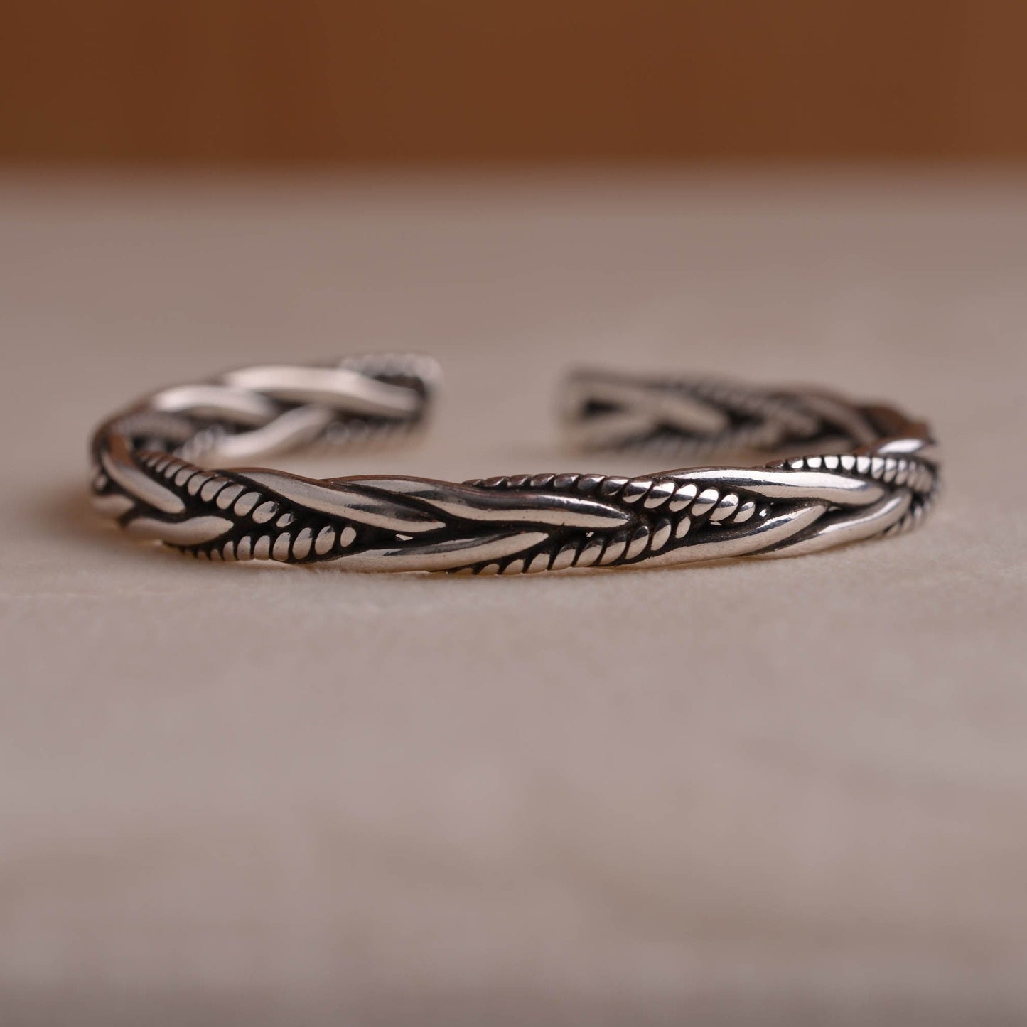 Twisted Silver Bracelet
