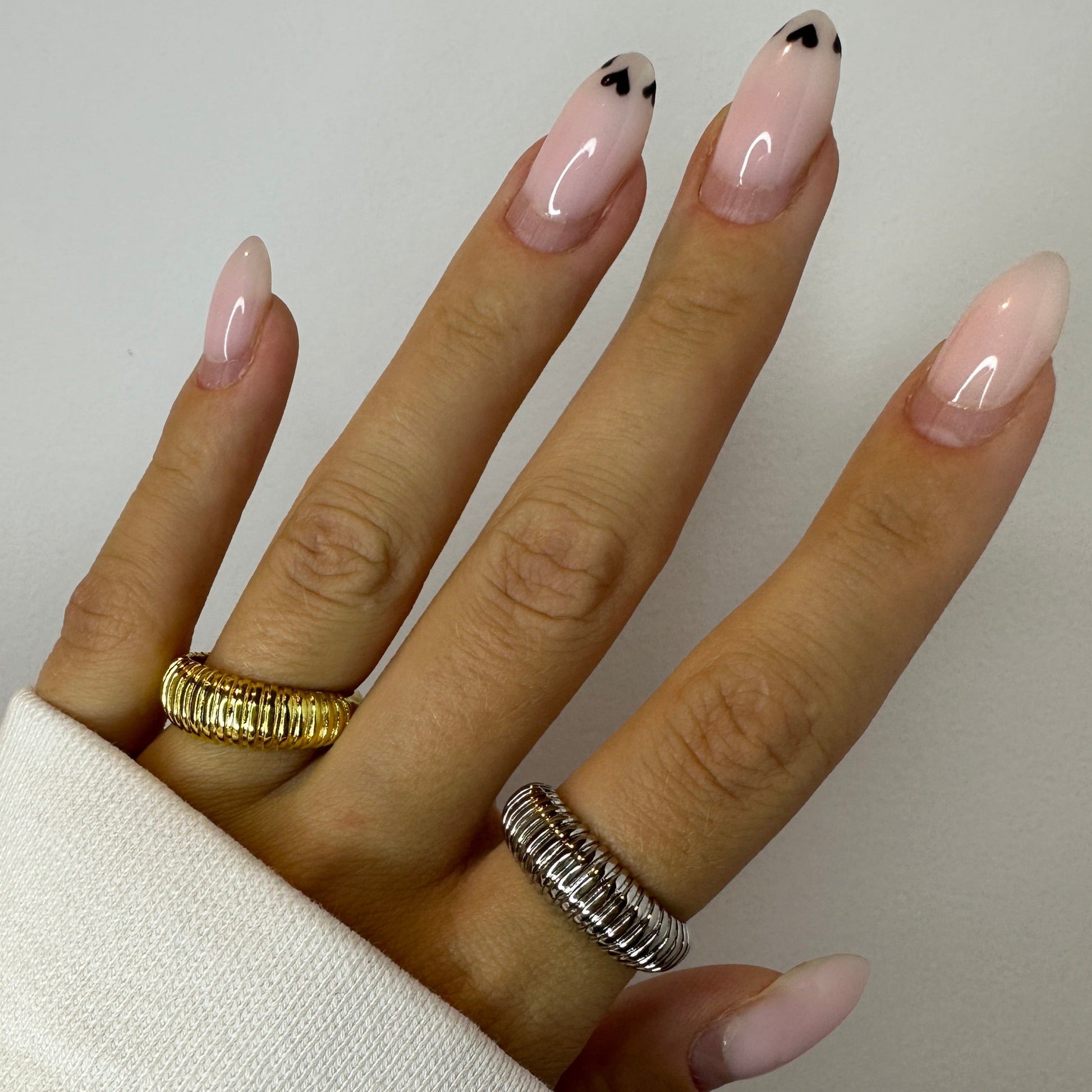 Wavy French Croissant Rings