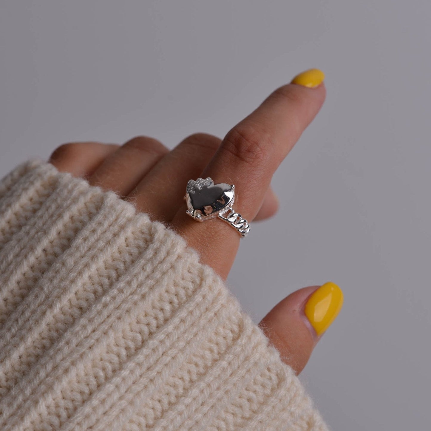 Broken Heart Irregular Ring 1