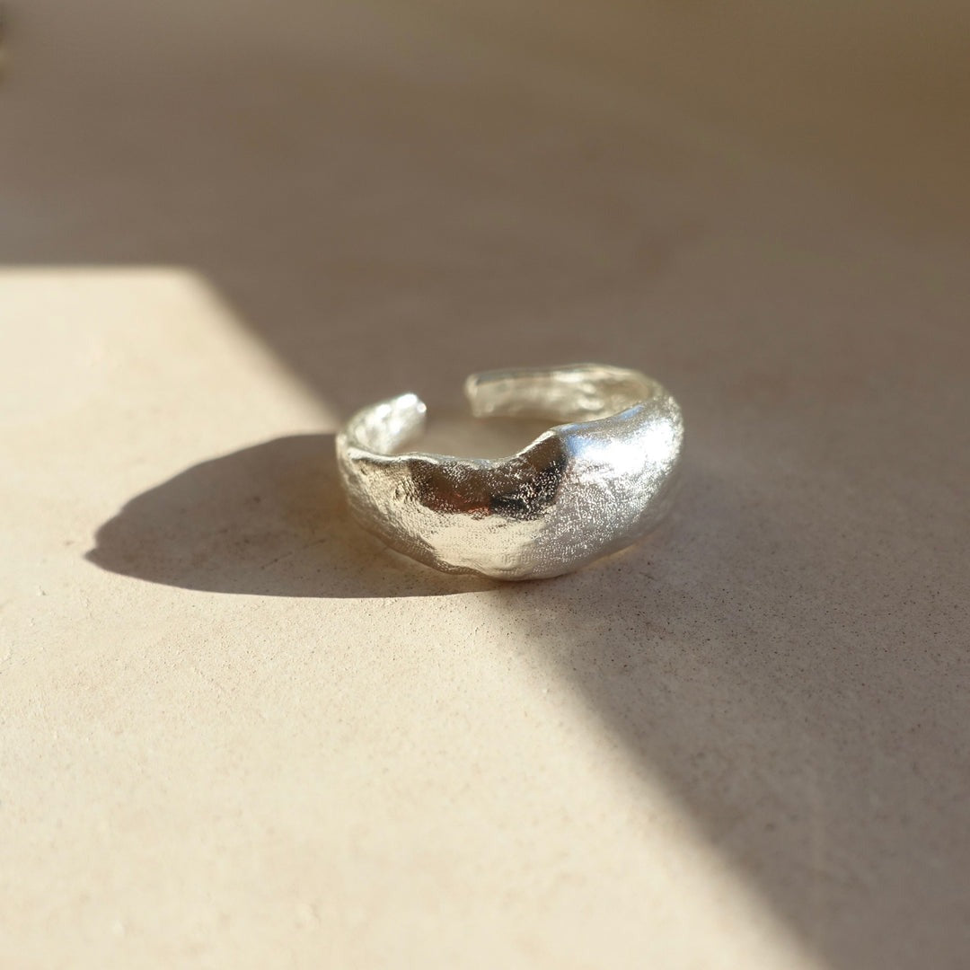 Molten Lava Liquid Metal Ring