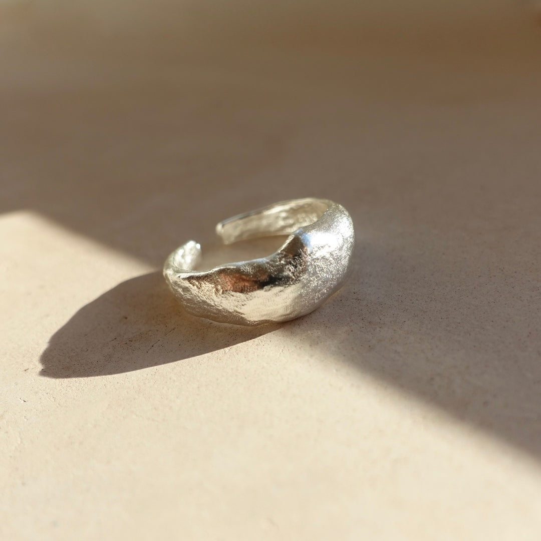 Molten Lava Liquid Metal Ring