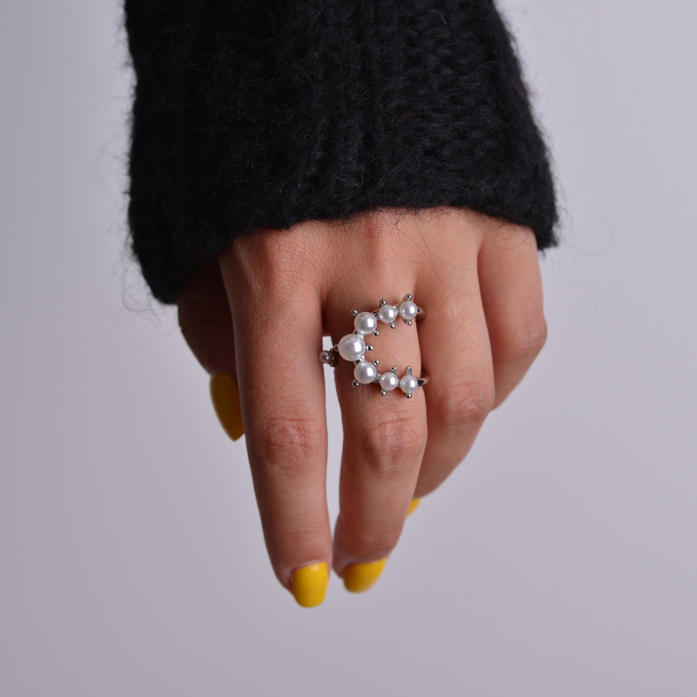 Handcrafted Pearl Ring