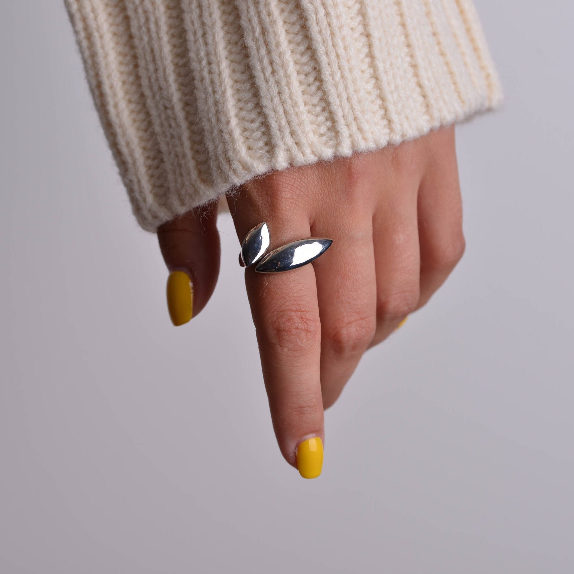 Silver Shard Ring