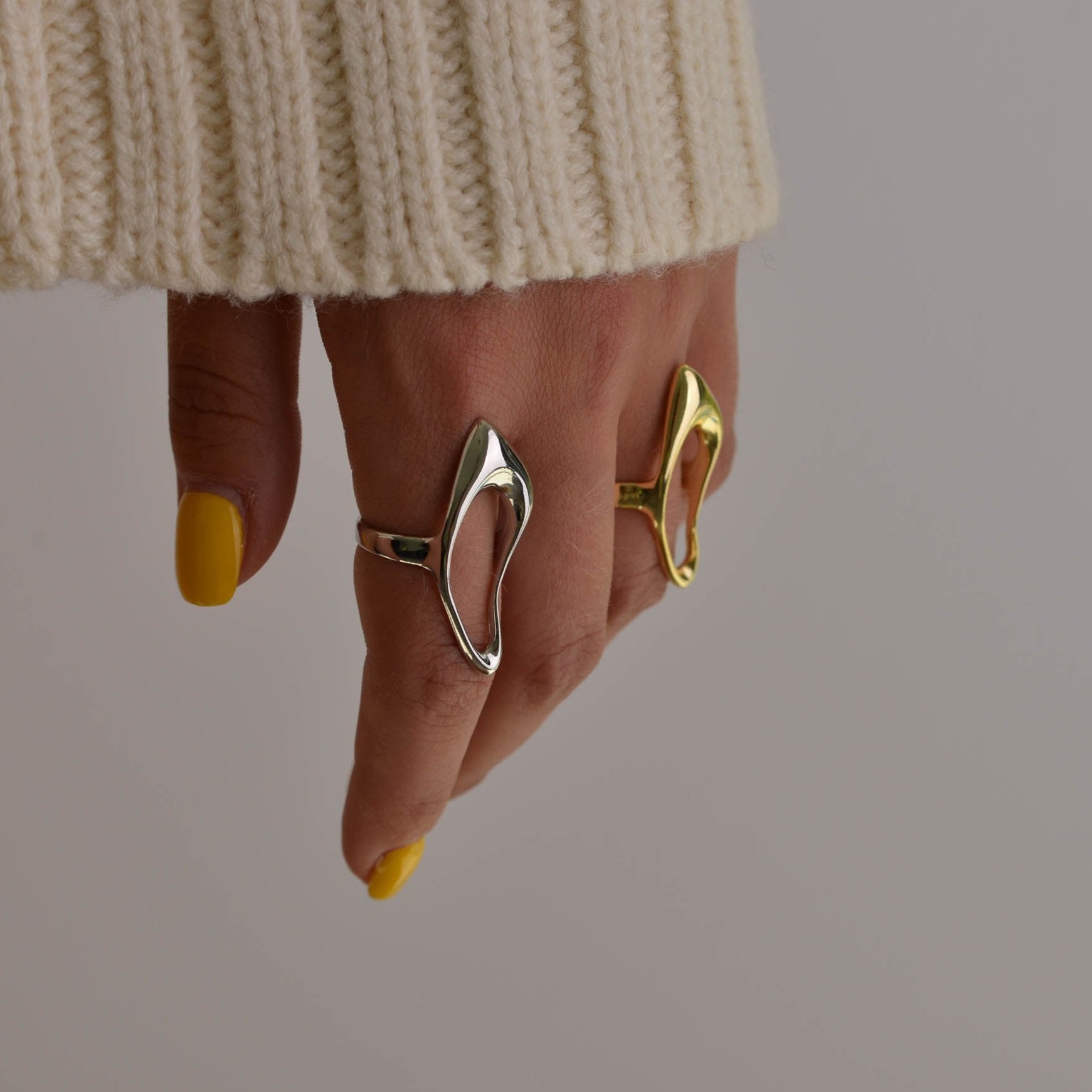 Megan Silver and Gold Ring