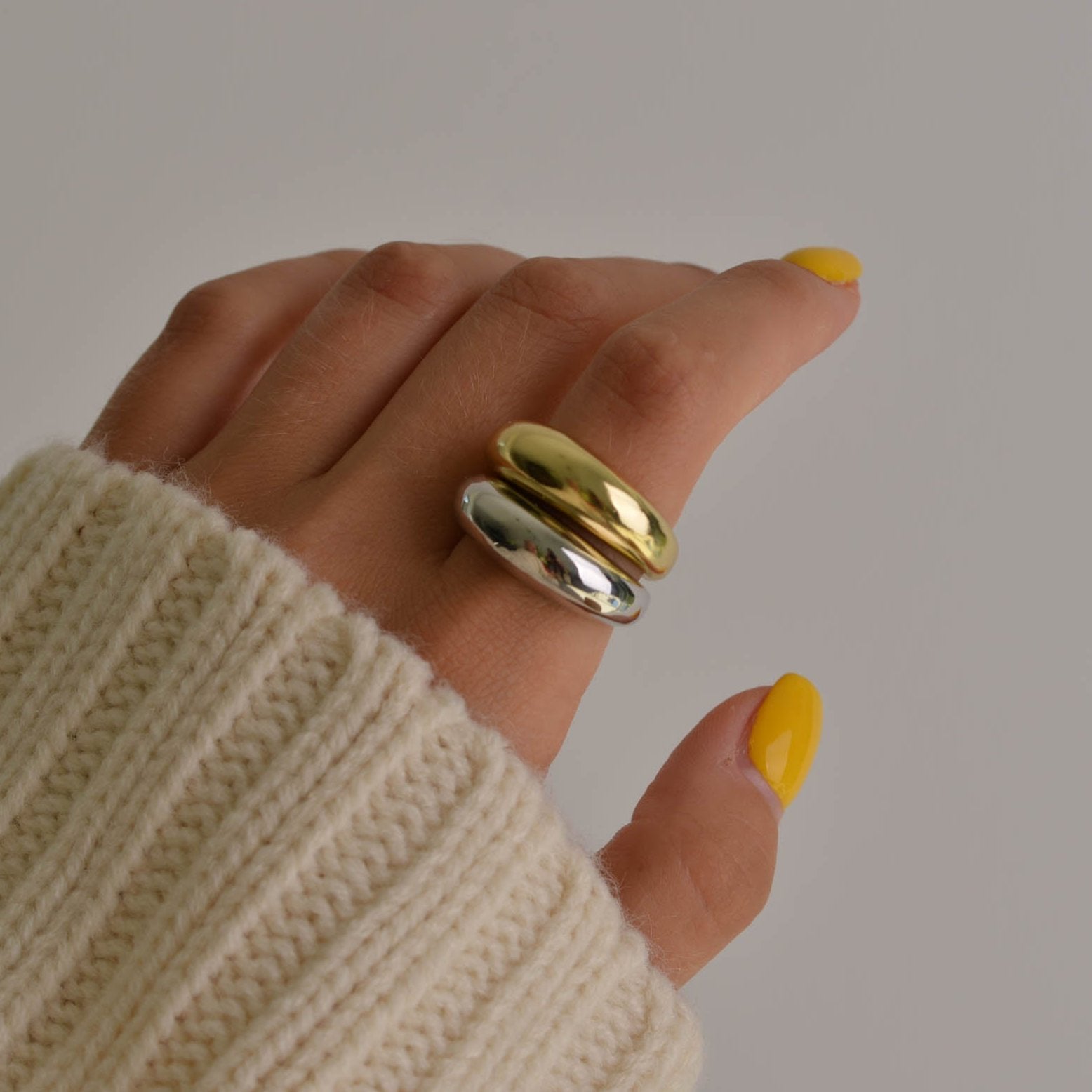 Bold Chunky Dome Ring