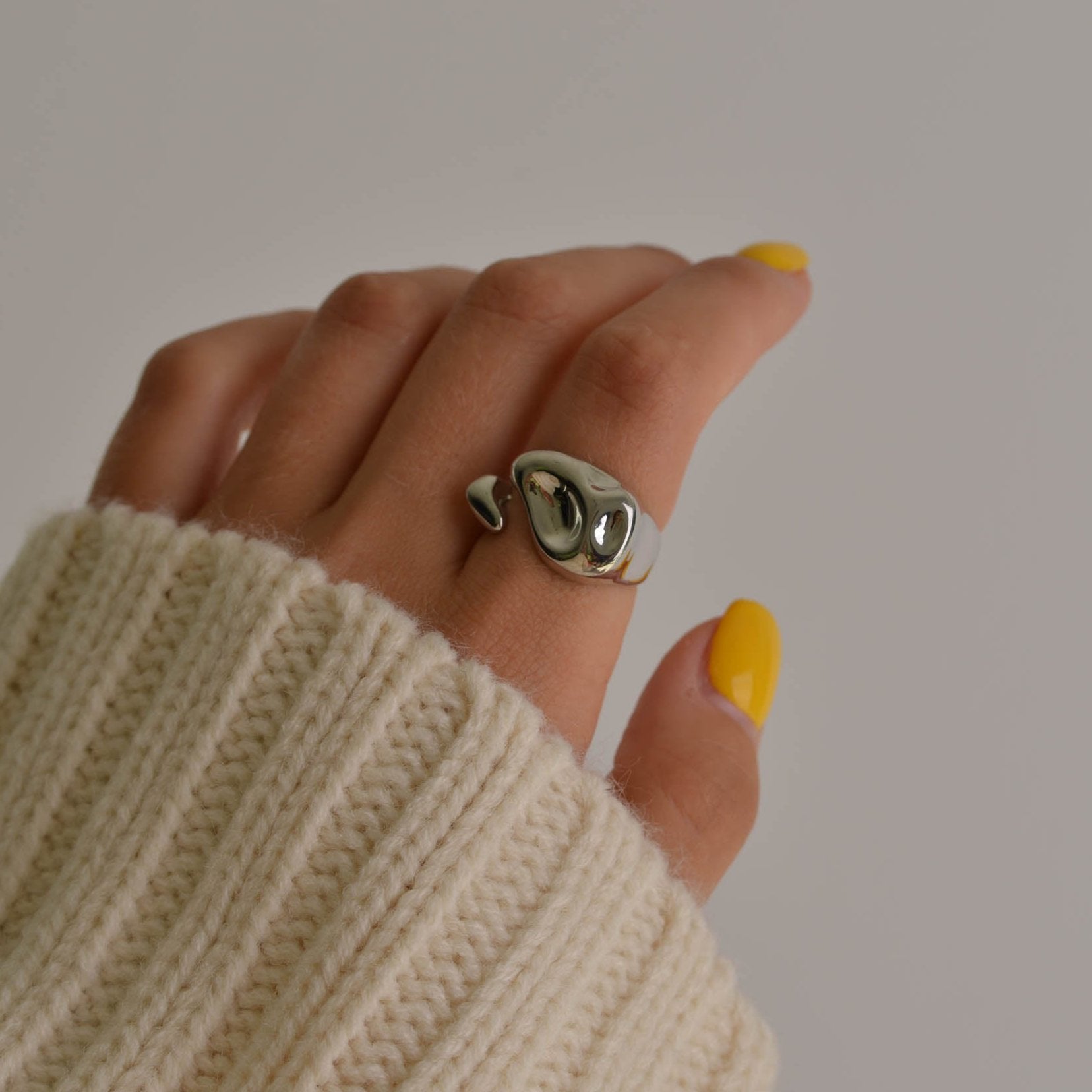 Bold Thick Silver Ring