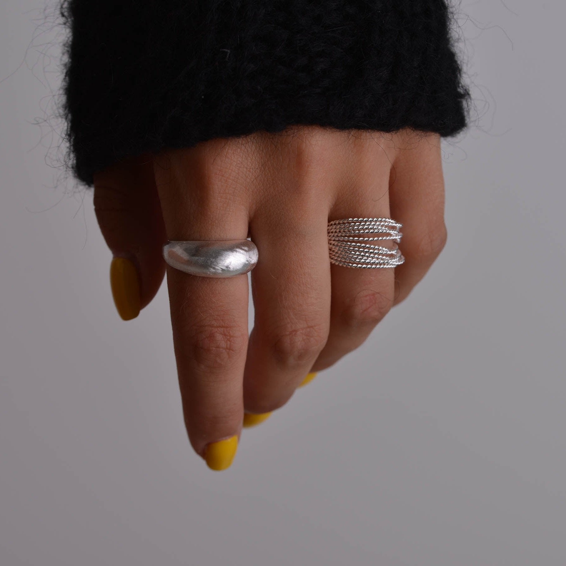 Irregular Pearl Chunky Ring