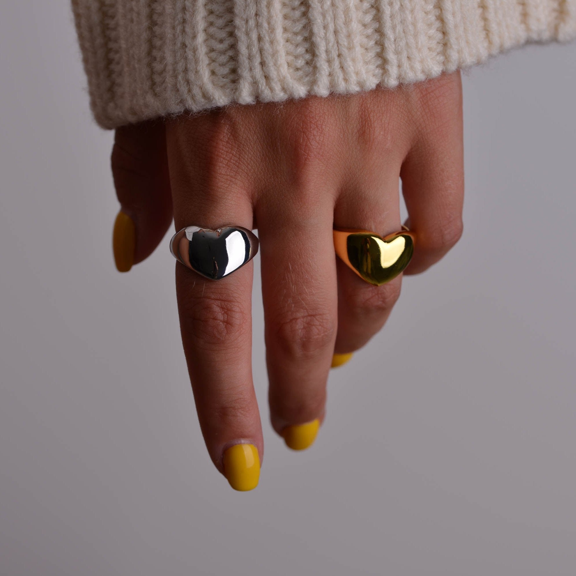 Signet Heart Ring