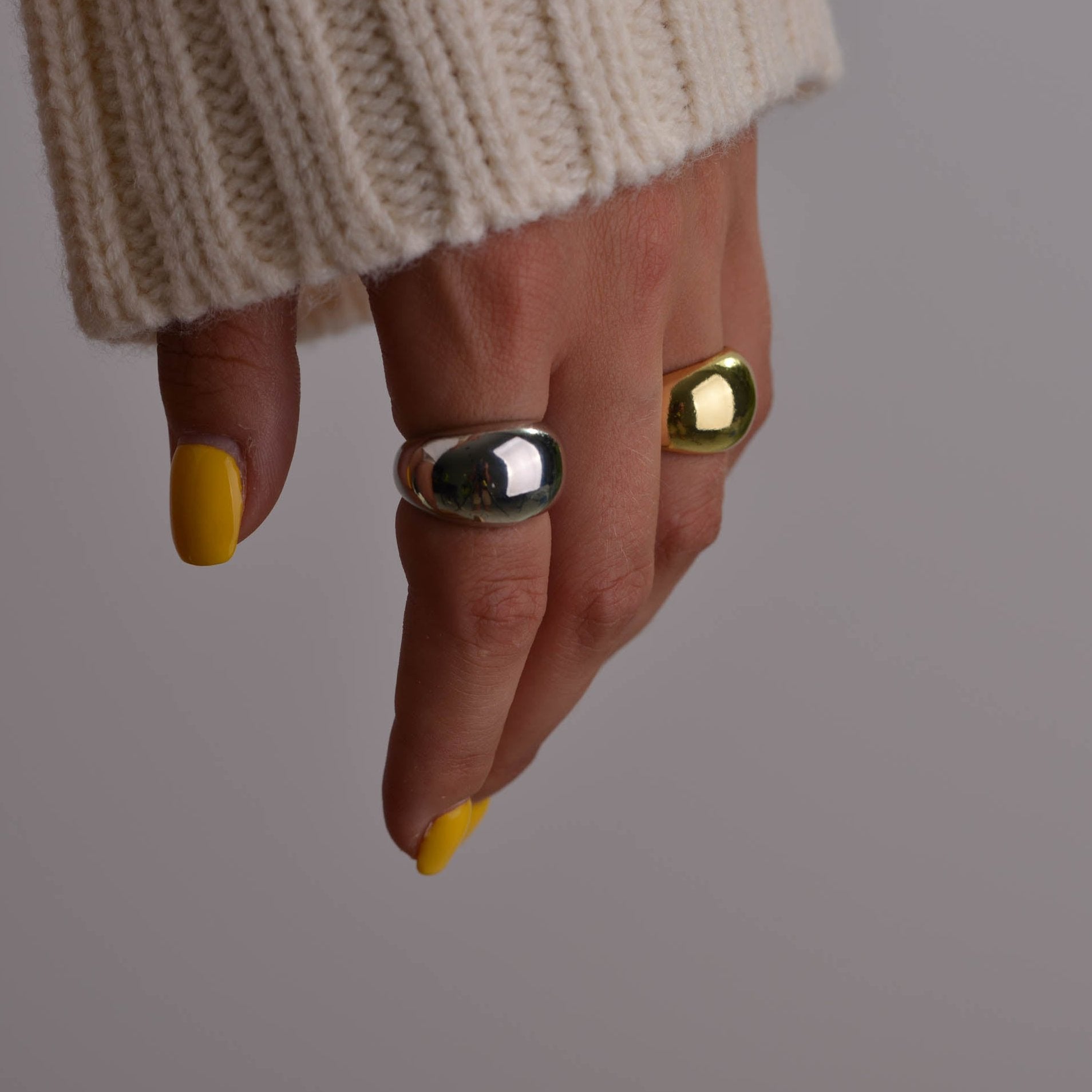 Chunky Bold Signet Rings