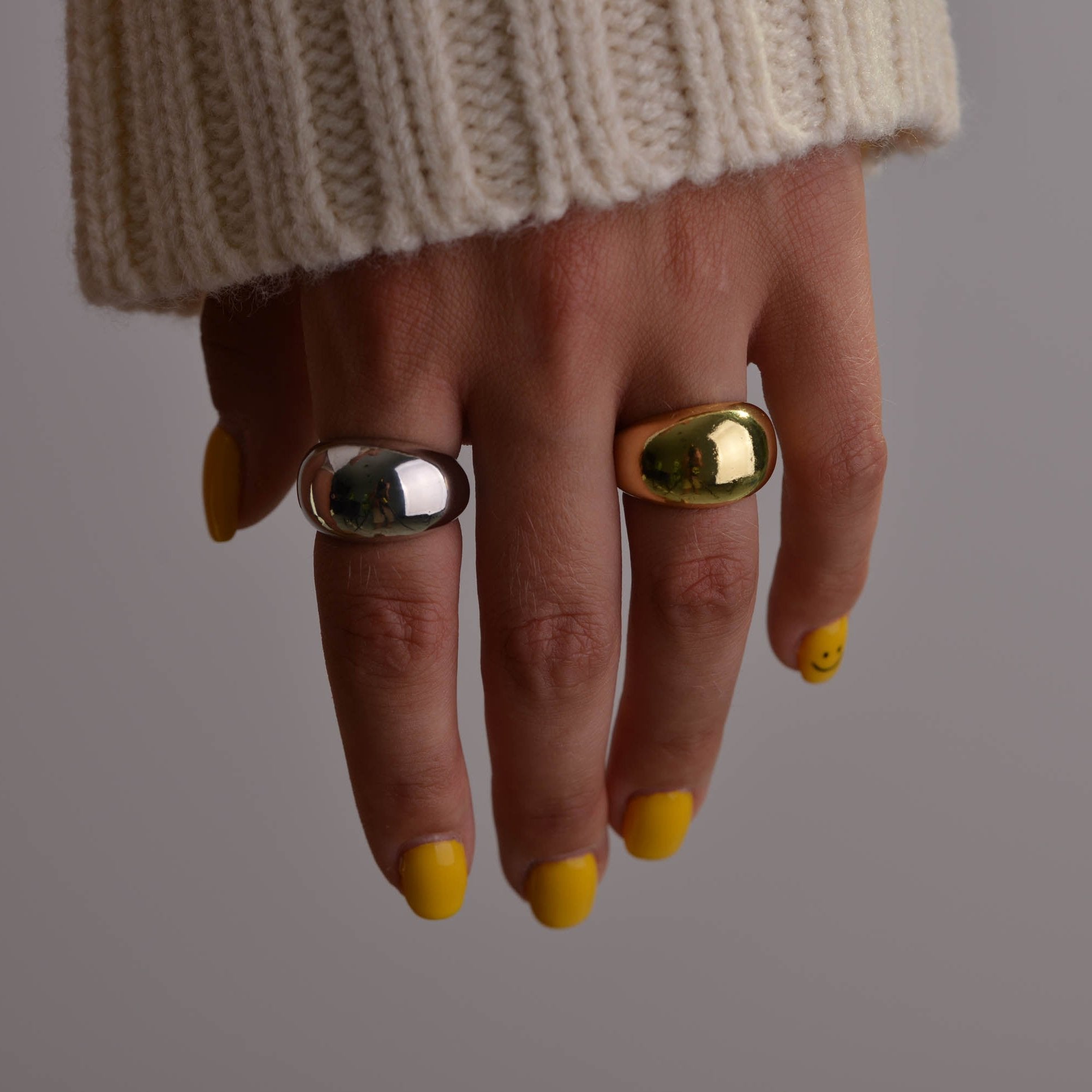 Chunky Bold Signet Rings