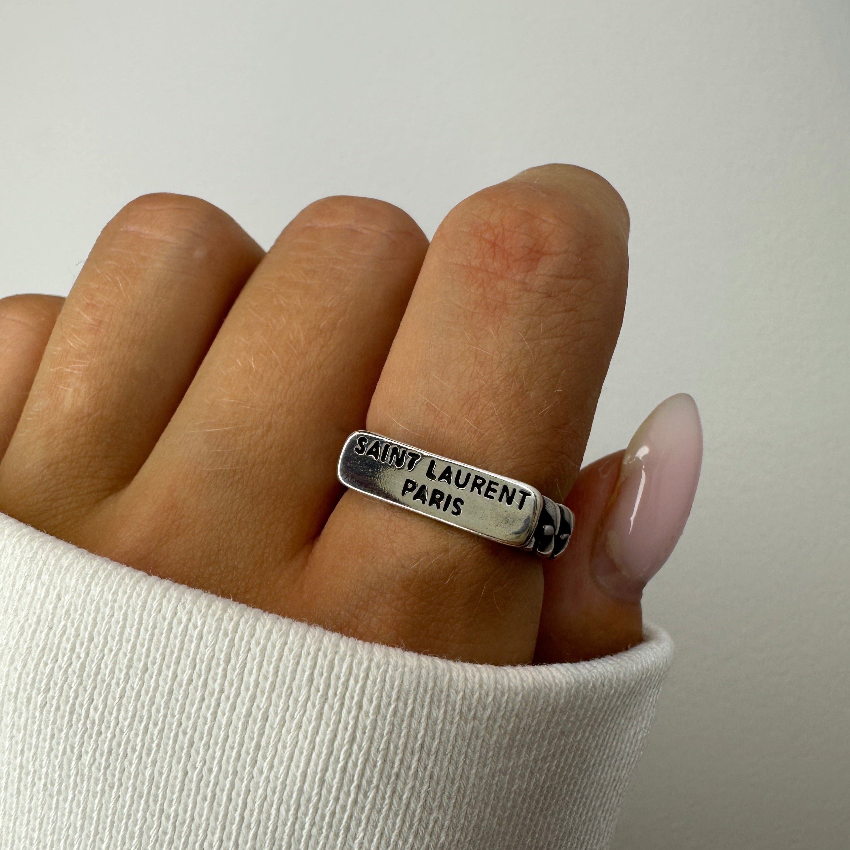 Ring with Engraved Letters