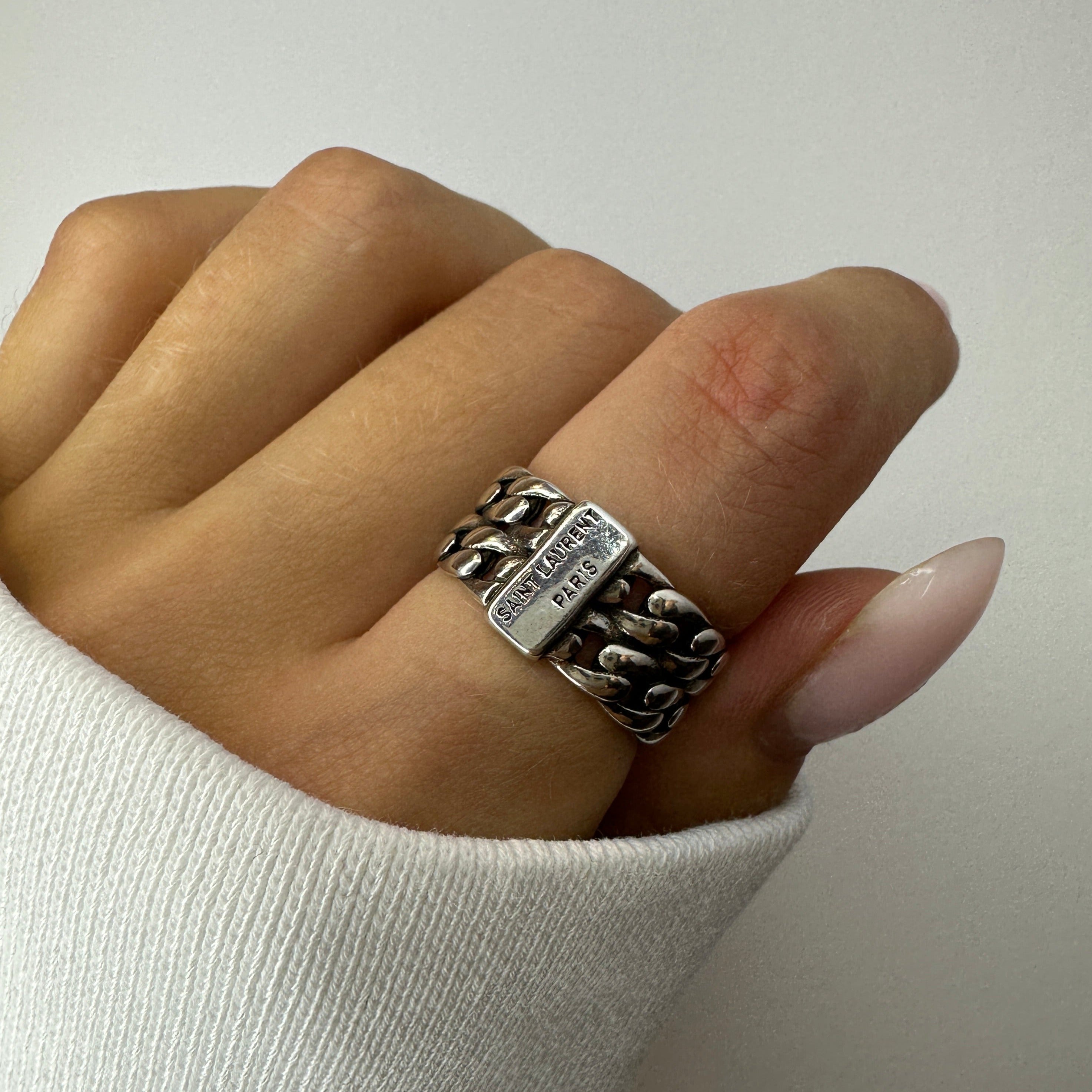 Ring with Engraved Letters