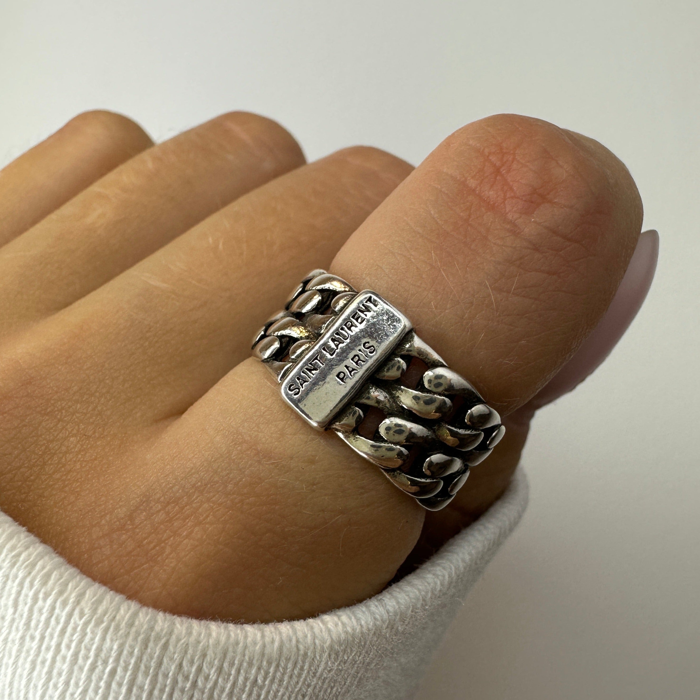 Ring with Engraved Letters