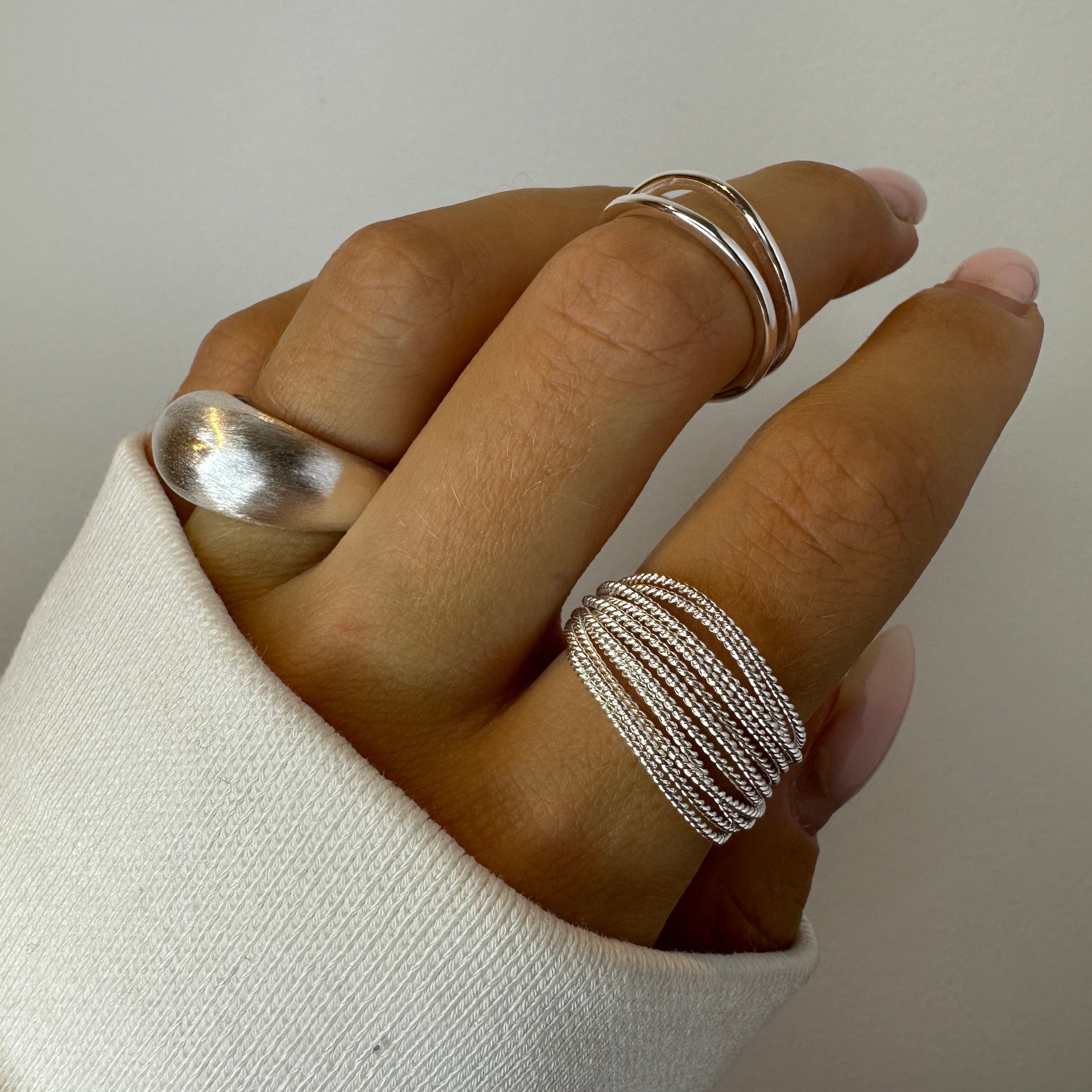 Irregular Pearl Chunky Ring